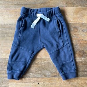 Zara black ottoman joggers